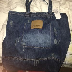 Denim tote